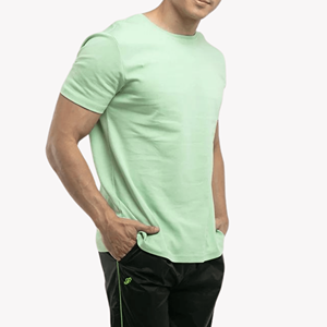 Fournisseurs de t-shirts pour hommes en coton doux du Pakistan avec un matériau durable personnalisé OEM et quantité minimale de commande pour les commandes de vêtements en gros - Product Image 3