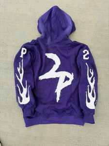 Sun faded Distressed Hommes Hoodies avec Applique Broderie Personnalisé 100% Coton 500gsm Surdimensionné French Terry Zip Hoodie - Product Image 2