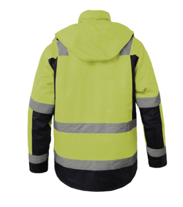 Chaqueta de Seguridad de Alta Visibilidad Reflectante Personalizada para Protección Laboral, Antibacteriana, Impermeable, Transpirable y de Secado Rápido de Poliéster - Product Image 5