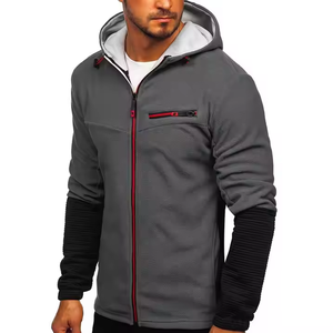 Nouveau design – Sweat à capuche intégral zippé avec logo personnalisé sur le devant – Unisexe – Polaire/Tissu éponge français – Respirant – Séchage rapide – Style vintage – Hiver - Product Image 2