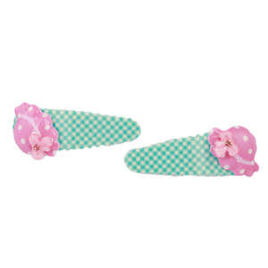กิ๊บติดผมเด็กผู้หญิง 2 ชิ้น- สีฟ้า - Product Image 1