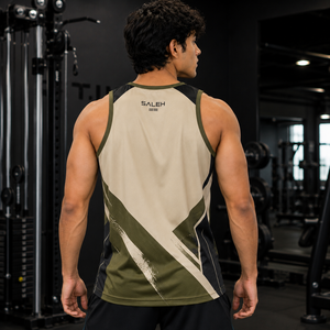 Camiseta sin mangas de algodón grueso para hombre, chaleco deportivo informal para gimnasio y fitness, venta al por mayor - Product Image 4