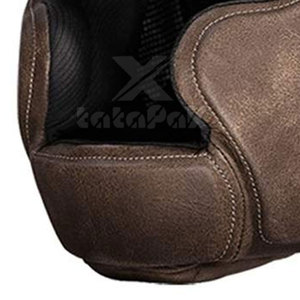 Protector de Cabeza de Cuero Premium para Hombre, Ecológico, Transpirable, Talla Personalizada, Ropa de Boxeo MMA en Venta - Product Image 3