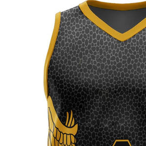 Maillot de basket-ball léger, respirant et à séchage rapide, 100 % polyester, dernier design, prix de gros - Product Image 3