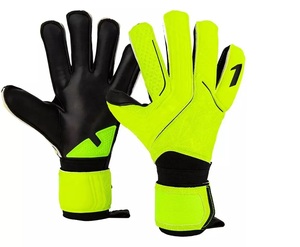 Guantes de portero de cuero transpirable de alta calidad para deportes al por mayor - Product Image 1