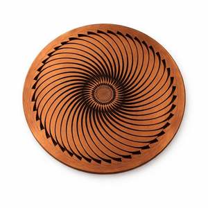 Posavasos de Cobre con Patrón Láser Exquisito, Elegantes Tapetes para Bebidas Hechos a Mano para Mesa, Vajilla de Cobre Premium, Grabados Syns - Product Image 3