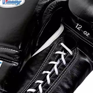 WINNING Wholesale Custom Logo BLACK Boxing Gear Set Cowhide Leather <b>Training</b> Gloves <b>Head</b> Guard Groin Protector boxing gloves - Product Image 3