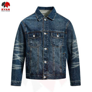 Veste en jean pour homme de haute qualité, conception personnalisée OEM et ODM disponible, fermeture à boutons, style décontracté pour tous les jours - Product Image 1