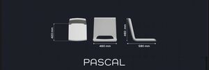PASCAL Portable Semi-Finished Polyurethane Premolded Foam Minimalist <b>Dining</b> <b>Chair</b> for Home Furniture Entry Use - Product Image 4