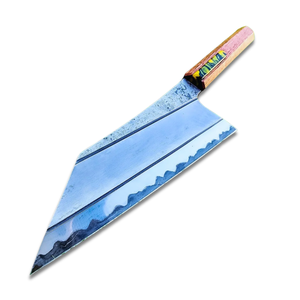 Couteau de survie en acier au carbone personnalisable avec manche en bois facile à saisir et étui en cuir pour le camping Support OEM. - Product Image 1