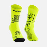 Chaussettes de sport Floky Calza AXSIST 3D jaune fluorescent Football L/XL
