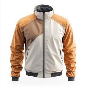 เสื้อแจ็กเก็ตบอมเบอร์สำหรับทุกเพศเครื่องแบบแขน PU ทันสมัยปรับแต่งได้สำหรับฤดูใบไม้ร่วงฤดูหนาว - Product Image 6