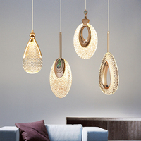 Meilleurs lustres en cristal, luminaires suspendus à LED pour chambre à coucher, salle à manger, cuisine, luminaire LED, décoration intérieure, lustre
