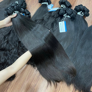 Extensions de cheveux bruts à décolorer 2025 lisses, cheveux humains vietnamiens d'un seul donneur, prix de gros, livraison directe dans le monde entier - Product Image 1