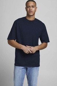 Camiseta extragrande de media manga para hombre, camisetas de cuello redondo con palangre y hombros caídos - Product Image 5