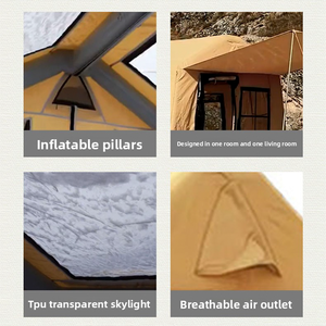 Tente gonflable OEM cabine extérieure pliable portable et étanche tente abri maison gonflable pour <span class=keywords><strong>camping</strong></span> complexe glamping événements - Product Image 5