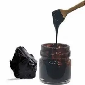 Taş Mineral ürün Shilajit saf bitkisel fulvik asit takviyesi yem sınıfı % 100% suda çözünür doğal siyah Shilajit organik
