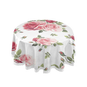 Hermoso diseño de ropa bordada, decoración para fiesta de boda, manteles rectangulares, proveedor indio - Product Image 4