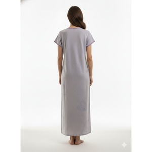 Camisón Largo de Spandex Tejido para Mujer con Bolsillo Lateral y Tela Transpirable - Cómodo para Uso Diario - Product Image 5