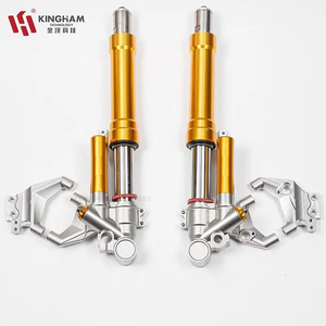 Phuộc trước KINGHAM chính hãng tương thích với Aprilia SR MAX250, điều chỉnh tốc độ cao/thấp, phụ tùng xe máy, hệ thống treo CNC, ODM - Product Image 1