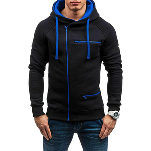 Casual Wear Men <b>Zipper</b> <b>Hoodies</b> Cotton Fleece Fabric Best Style Men Wear Warm <b>Hoodies</b> - Product Image 3