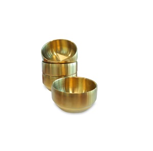 Cuenco de latón redondo de buena calidad para el hogar, utensilios de cocina, cuenco para servir comida, cuenco de cena, el mejor precio, cuenco de la mejor calidad, embalaje de una sola pieza - Product Image 5