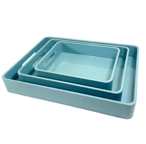 Bandeja de laca con Logo personalizado, servicio de regalos y recuerdos, estilo lacado pulido - Product Image 5