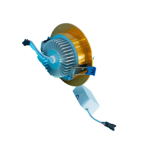 Downlight LED Minimalista Moderno de Aluminio de 5W con Borde Dorado, Chip COB Delgado Antideslumbrante para Hogar y Oficina de TLC Vietnam - Product Image 4