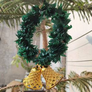 Ornements de noël Festival nouvel an nuit fête décoration jasmin guirlande guirlande mariage jardin décor tendance Jingle Bells - Product Image 1