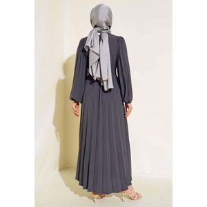 ayrobin Elegent Office Lady <b>Dress</b> Pleated Belt Custom Logo Print Pattern Long Knee-Length Available <b>Spring</b> XL 2XL Made Spandex - Product Image 4