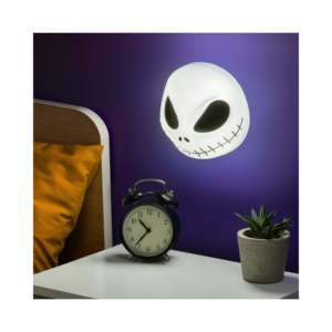 Máscara de Jack de Pesadilla Antes de la Navidad, Lámpara Decorativa LED de 18 cm de Altura para Decoraciones de Halloween - Product Image 3