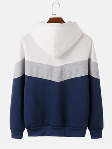 เสื้อฮู้ดดี้ผ้าฟลีซคอตตอน 100% หนานุ่มสำหรับผู้ชาย ทรงเข้ารูป เสื้อกันหนาวลำลองสำหรับฤดูหนาว เสื้อสวมหัวแขนยาวมีฮู้ด - Product Image 2
