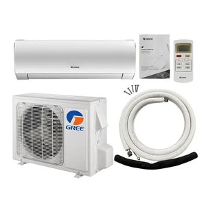 Gree 12000Btu แอร์แยก1ตัน R32 R410a การระบายความร้อนอากาศไปยังอากาศปั๊มความร้อนไร้ท่อแอร์อินเวอร์เตอร์ Wifi