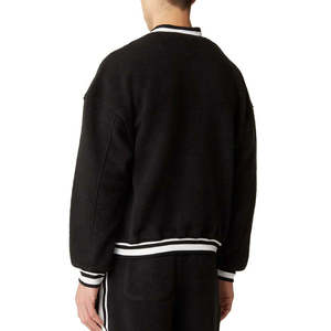 Chaqueta Varsity Entallada para Hombre, Logotipo Personalizado, Manga Larga, Transpirable, Secado Rápido, Moda Urbana de Invierno - Product Image 3