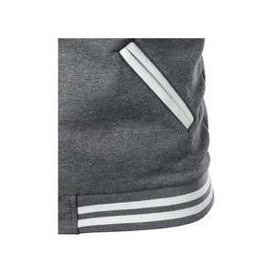 Chaqueta Varsity de Lona para Hombre, Unisex, Casual, con Bloques de Color, Cuello Alto, Botones, Resistente al Viento, Transpirable, Ecológica, Corte Holgado, Otoño - Product Image 3