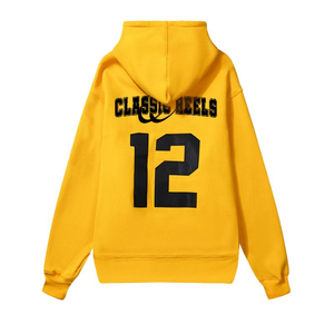 Sudaderas con capucha de mezcla de algodón 100% para hombre, sudaderas de peso pesado, entrenamiento de invierno, bordado 3D, básico con capucha básico - Product Image 3