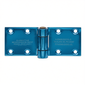 VORMANN Blue Zinc-Plated Steel Hinge 50mm Height 180mm Width 4mm Thickness <b>Rolled</b> Cabinet Organizer - Product Image 3