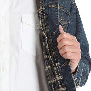 Men's Casual Denim <b>Jacket</b> Turn-down Single Button Front Regular Fit 100% Cotton Quick Dry <b>Western</b> Winter Washed OEM Custom - Product Image 3