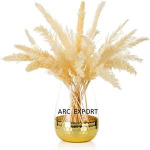 Ensemble de 3 vases décoratifs modernes de style noir et doré, design élégant, design de feuilles, vase fantaisie, prix bas - Product Image 5