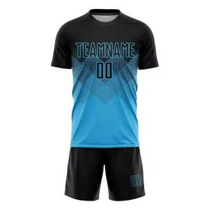 Uniforme de Fútbol Personalizado Transpirable de Manga Corta para Clubes, Sublimado, Unisex, Tallas Grandes - Product Image 3