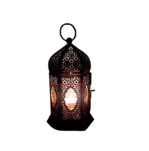 โคมไฟแก้ว & โลหะสไตล์วินเทจของโมร็อกโกโคมไฟตกแต่งแบบแขวนและโคมไฟตั้งโต๊ะสำหรับในร่มกลางแจ้งในราคาที่ดี - Product Image 4