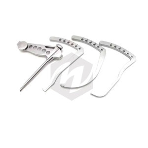 Cureta de hueso ortopédica Premium, dientes y cuchara de hueso de acero inoxidable, juego completo de 5 piezas, instrumentos médicos de curetaje óseo - Product Image 6