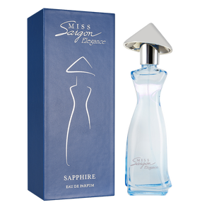 Perfume de Lujo para Mujer EDP, Botella de Perfume con Caja, Miss Saigon Elegance - Sapphire (50 ml), Perfume con Aroma Fresco, Original para Mujer - Product Image 1