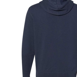 Sudadera con capucha con cremallera completa de algodón 100% de peso pesado con logotipo personalizado, Sudadera con capucha con cremallera recortada y hombros caídos gruesos para hombre - Product Image 6