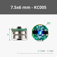 Interrupteur magnétique à LED unique avec télécommande sans fil, sortie 1 canal 3V, plastique, distance magnétique 1cm