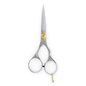 Pulido de espejo, Tijera para bigote de barba de acero inoxidable alemán, cuchillas afiladas, tijeras de peluquero con tornillo ajustable - Product Image 3