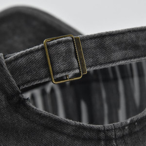 Alta calidad 100% algodón Terry personalizado 5 paneles sombrero de vaquero logotipo personalizado bordado 'Bill Old' gorra de béisbol desgastado lavado - Product Image 6