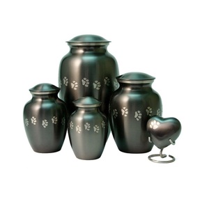 Wholesale <b>Pet</b> Memorial Brass Keepsake <b>Urn</b> Brass Metal for <b>Pet</b> Ashes Hot Selling Cremation Metal <b>Pet</b> <b>Urn</b> - Product Image 2