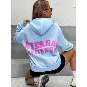 Best Design Custom Made <b>Women's</b> Pullover Hoodie Lightweight 100% Cotton Silk Comfortable Long Winter Print <b>Pattern</b> Streetwear - Product Image 5