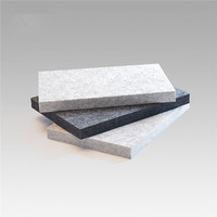 Panneaux acoustiques décoratifs en feutre PET de 24mm Panneaux acoustiques insonorisés en polyester
